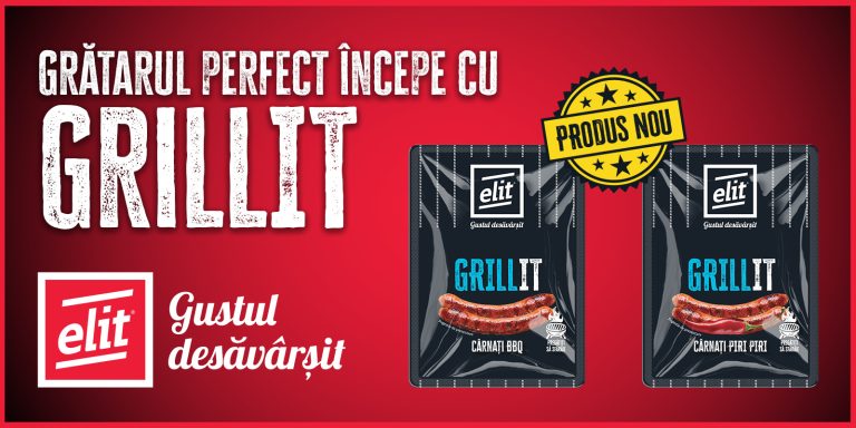 Vara începe cu gustul perfect: Descoperă noii cârnați GRILL IT de la Elit!